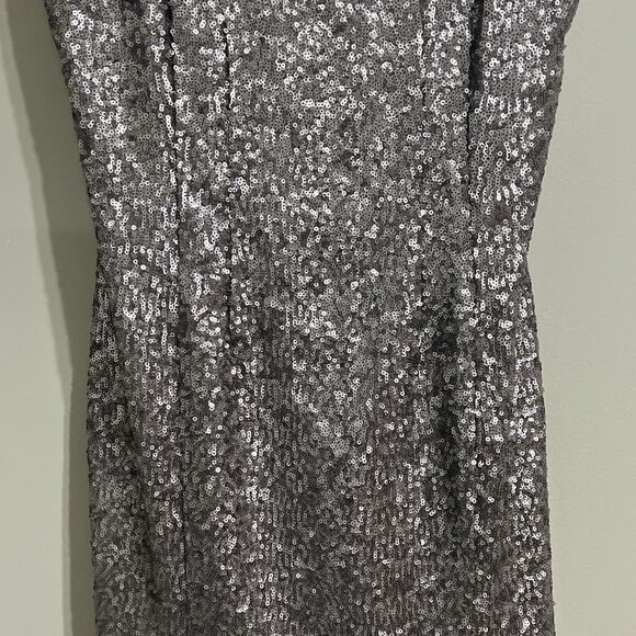 Banana Republic x L'Wren Scott Silver Sequin Limited Edition PartyDress Size 10p - Picture 4 of 7